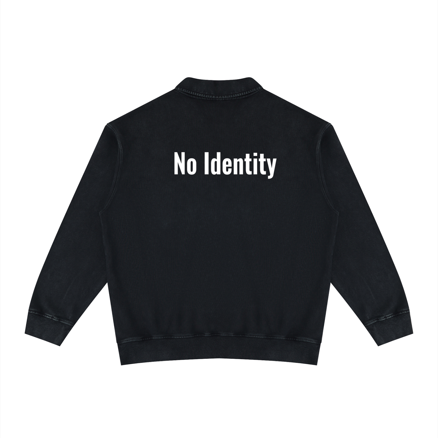 Unisex Vintage Wash Collared Sweatshirt