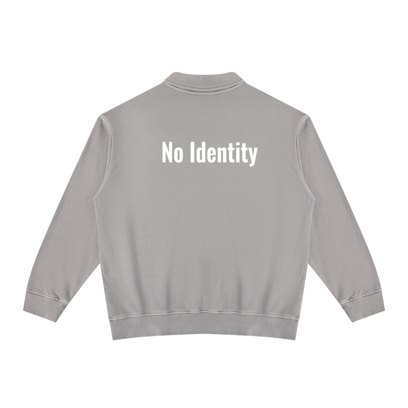 Unisex Vintage Wash Collared Sweatshirt