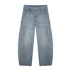 Men's Vintage Wash Barrel Leg Jeans